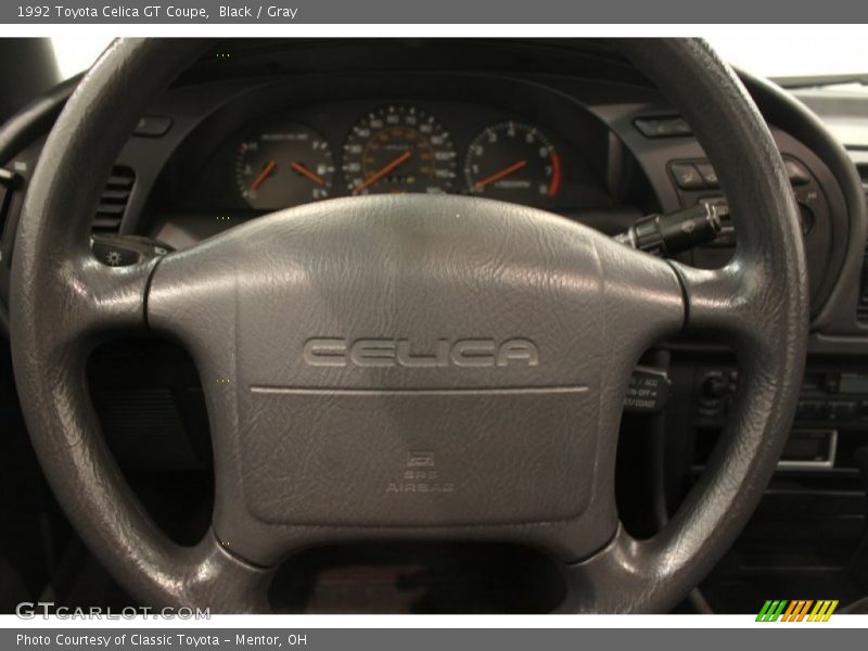 Black / Gray 1992 Toyota Celica GT Coupe