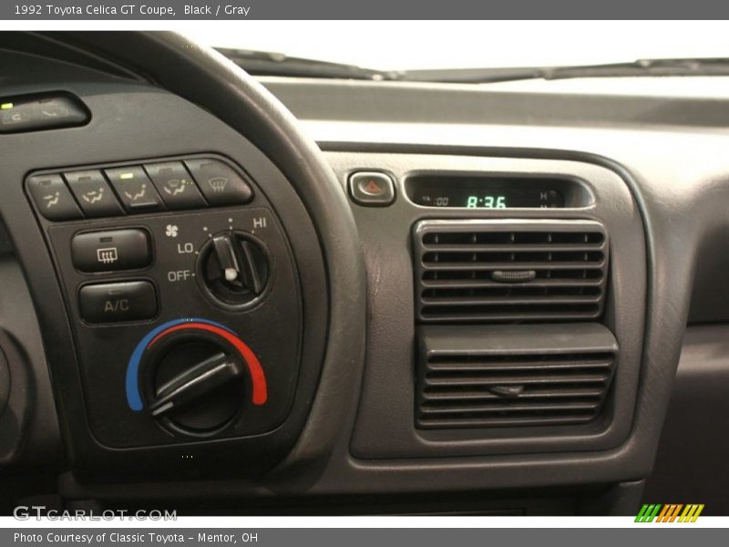 Black / Gray 1992 Toyota Celica GT Coupe