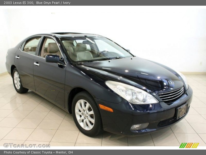 Blue Onyx Pearl / Ivory 2003 Lexus ES 300