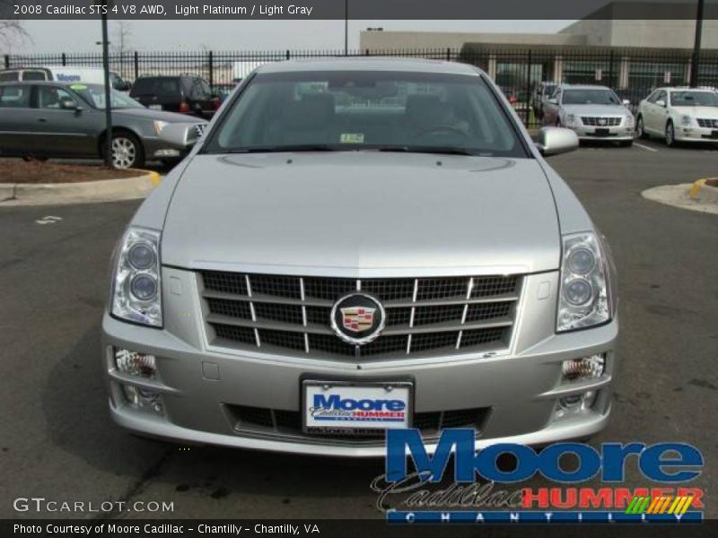 Light Platinum / Light Gray 2008 Cadillac STS 4 V8 AWD