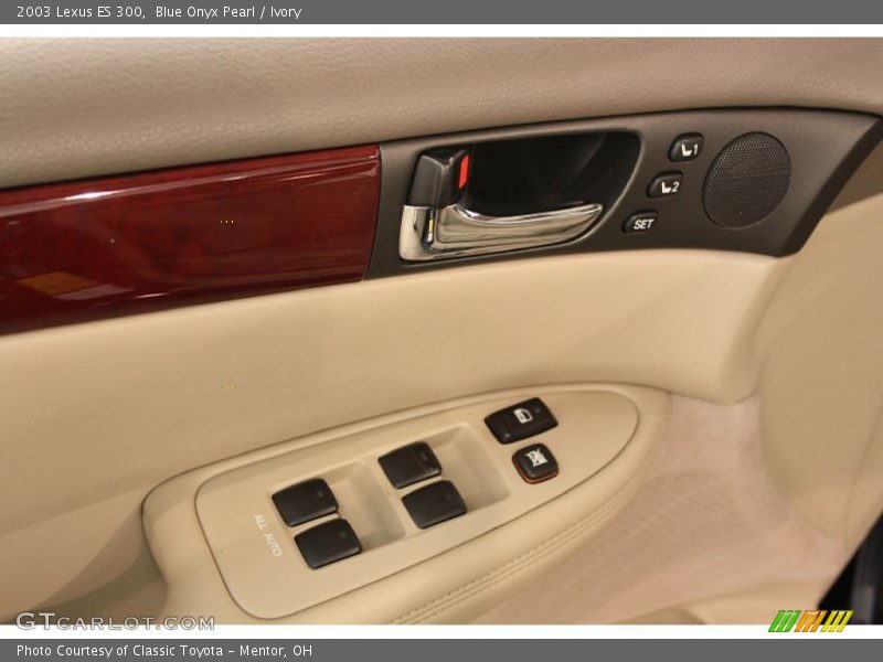 Blue Onyx Pearl / Ivory 2003 Lexus ES 300
