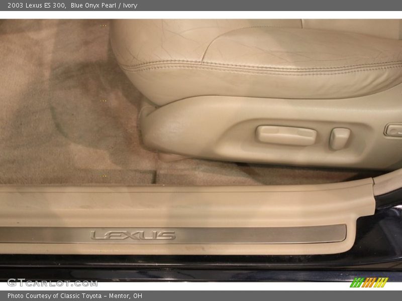 Blue Onyx Pearl / Ivory 2003 Lexus ES 300
