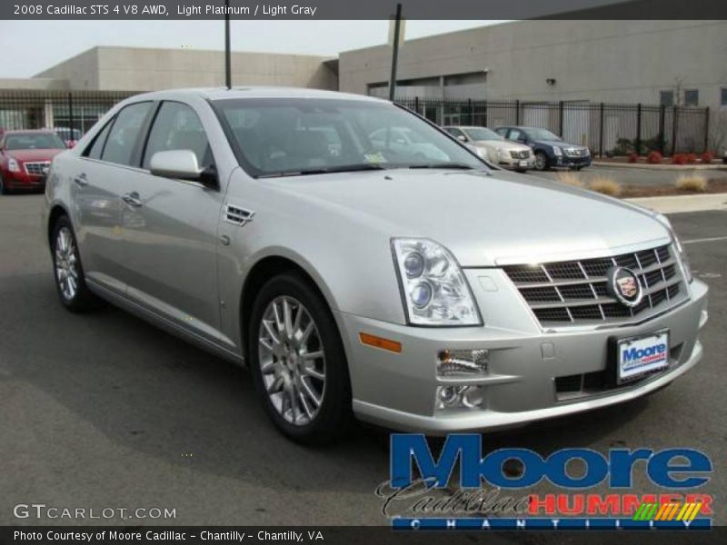 Light Platinum / Light Gray 2008 Cadillac STS 4 V8 AWD