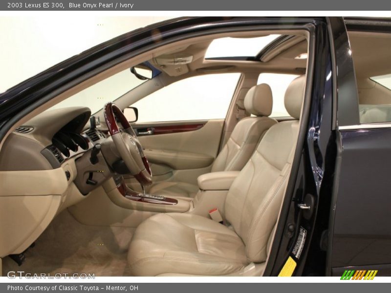 Blue Onyx Pearl / Ivory 2003 Lexus ES 300