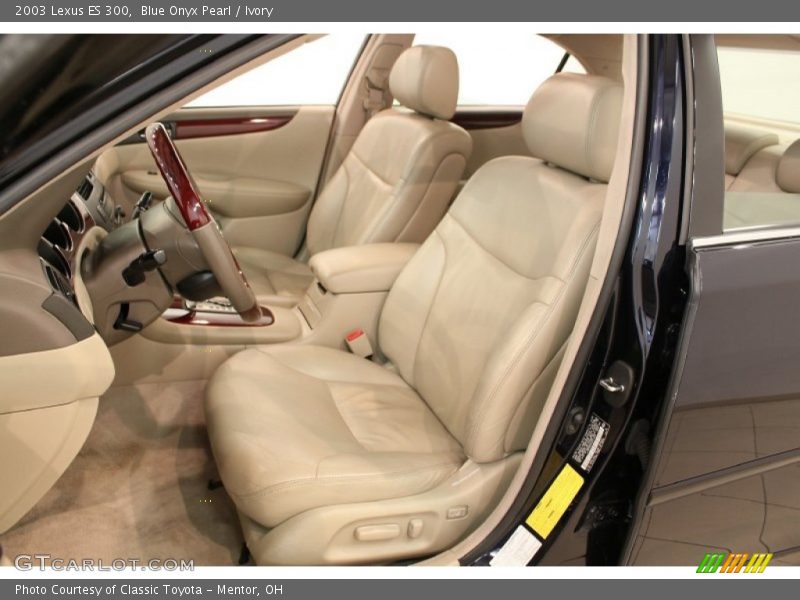 Blue Onyx Pearl / Ivory 2003 Lexus ES 300