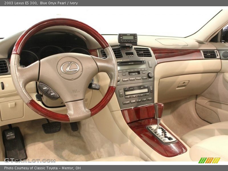 Blue Onyx Pearl / Ivory 2003 Lexus ES 300