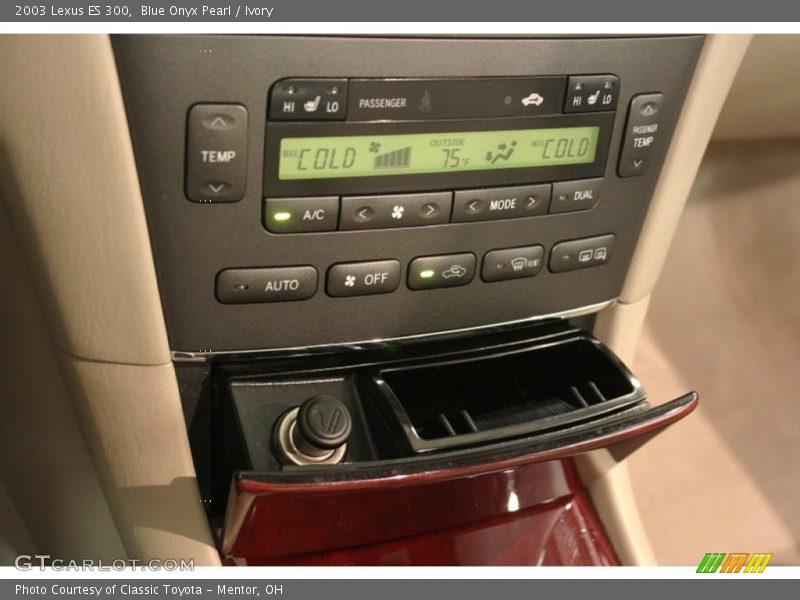 Blue Onyx Pearl / Ivory 2003 Lexus ES 300