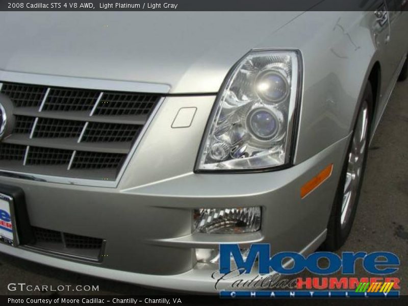 Light Platinum / Light Gray 2008 Cadillac STS 4 V8 AWD