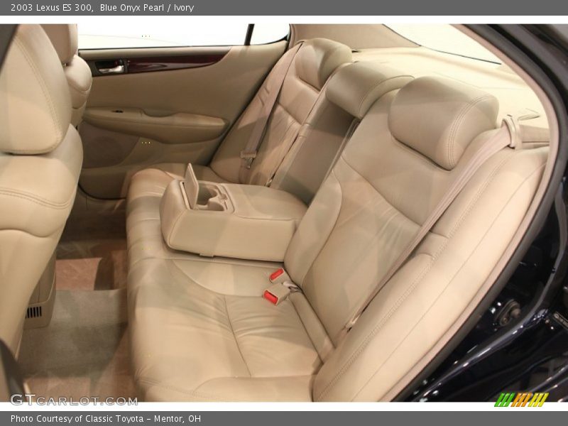 Blue Onyx Pearl / Ivory 2003 Lexus ES 300