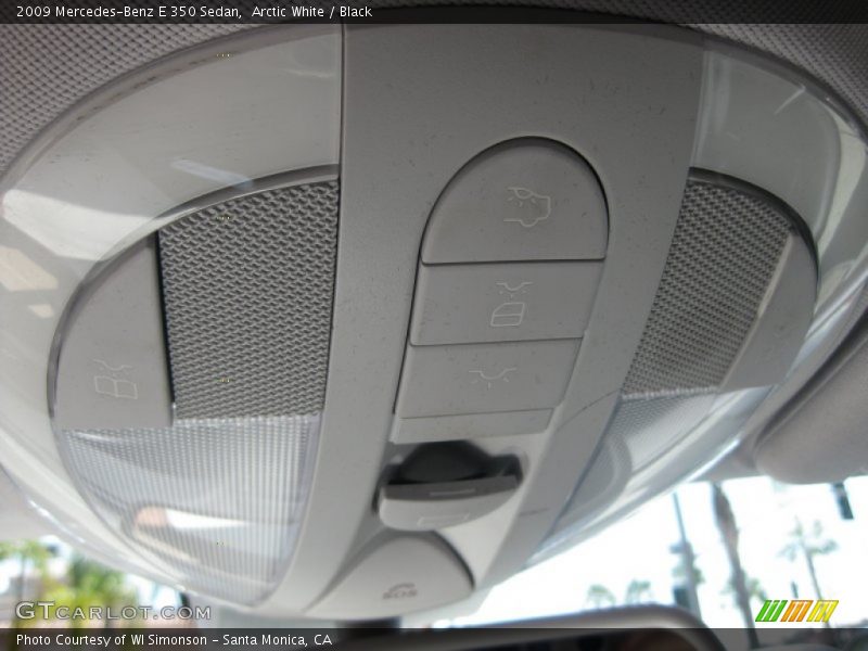 Arctic White / Black 2009 Mercedes-Benz E 350 Sedan