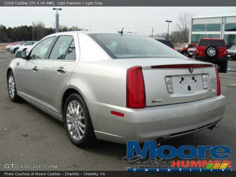 Light Platinum / Light Gray 2008 Cadillac STS 4 V8 AWD