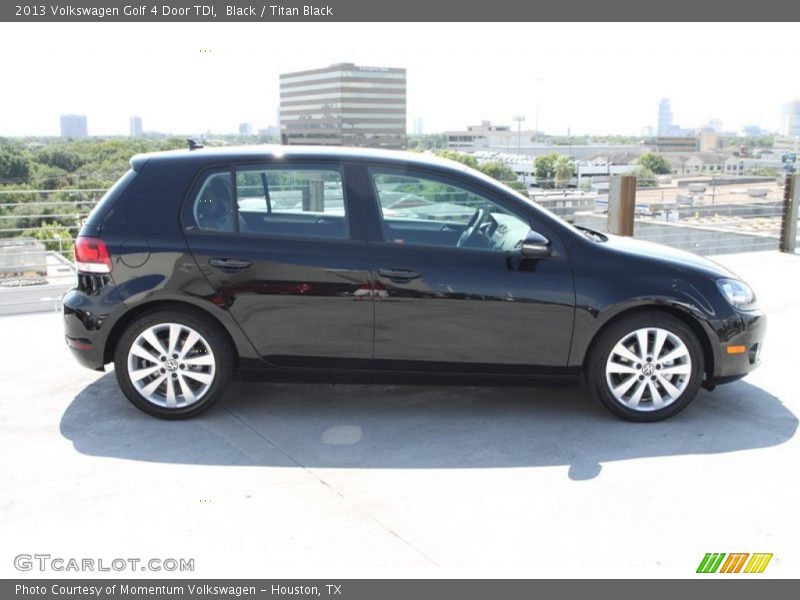 Black / Titan Black 2013 Volkswagen Golf 4 Door TDI