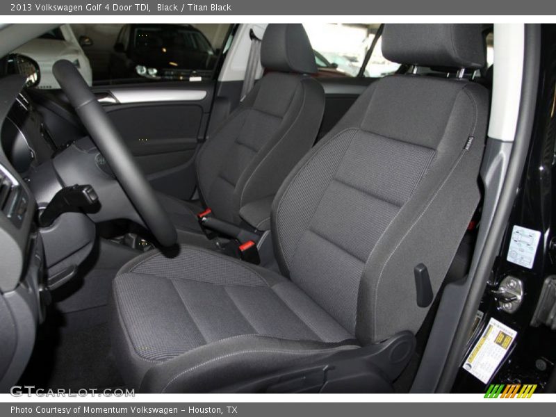 Black / Titan Black 2013 Volkswagen Golf 4 Door TDI