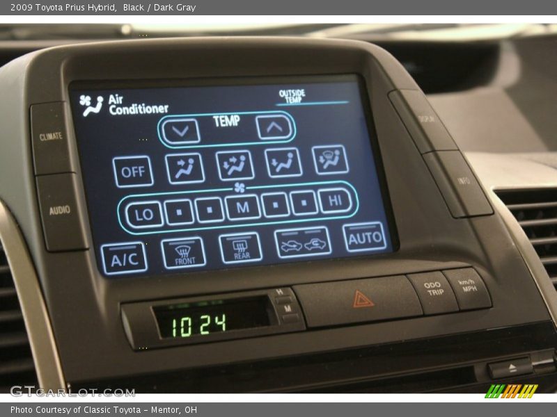 Black / Dark Gray 2009 Toyota Prius Hybrid