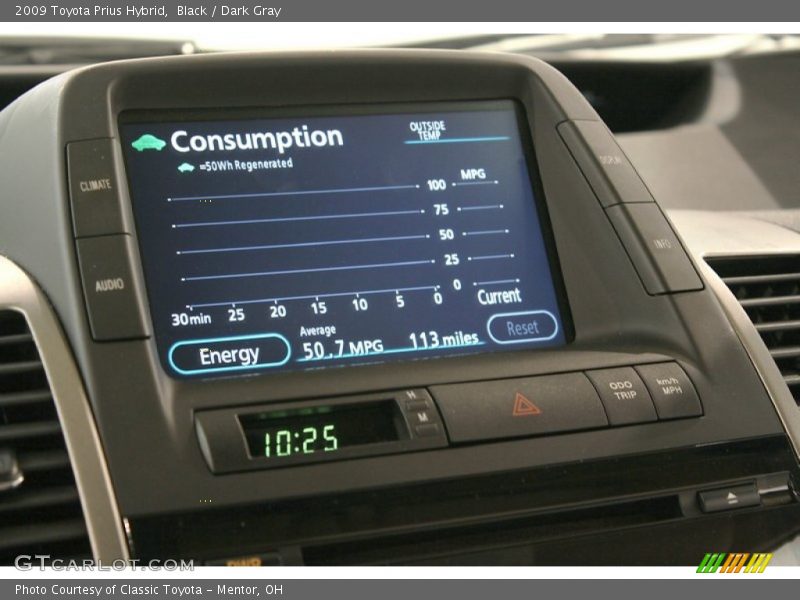 Black / Dark Gray 2009 Toyota Prius Hybrid