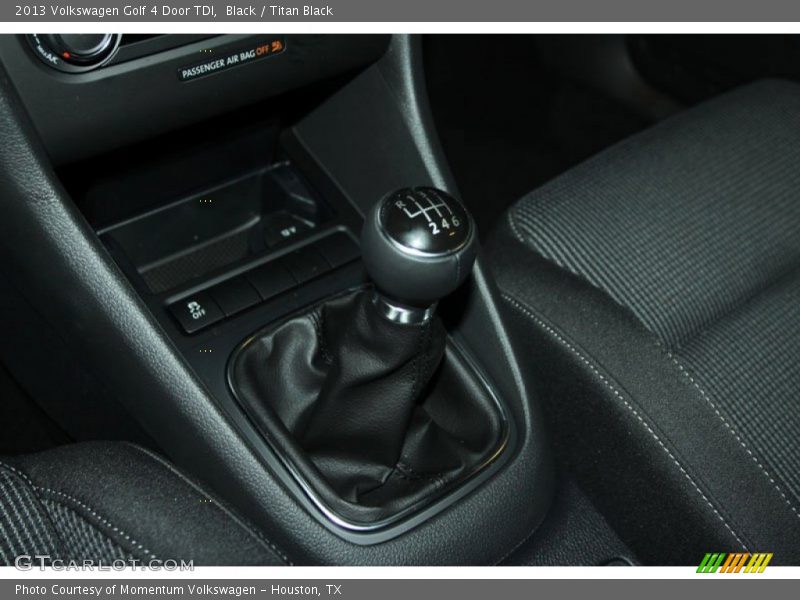 Black / Titan Black 2013 Volkswagen Golf 4 Door TDI