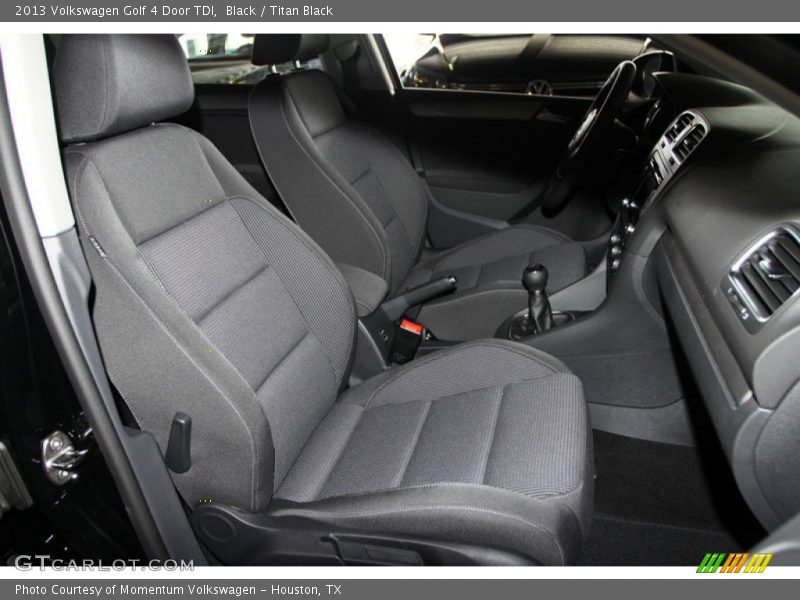 Black / Titan Black 2013 Volkswagen Golf 4 Door TDI