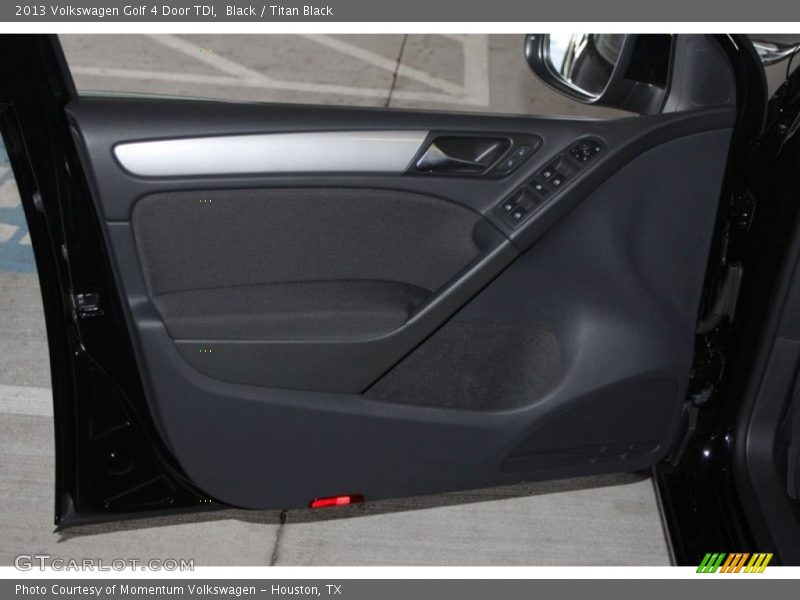 Black / Titan Black 2013 Volkswagen Golf 4 Door TDI