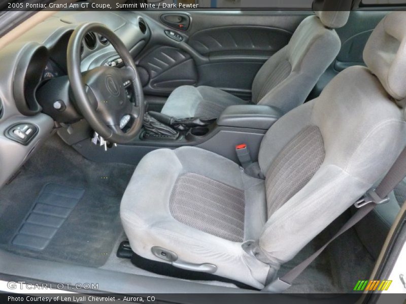 Summit White / Dark Pewter 2005 Pontiac Grand Am GT Coupe