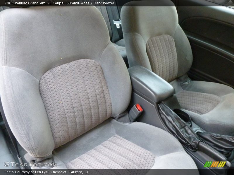 Summit White / Dark Pewter 2005 Pontiac Grand Am GT Coupe