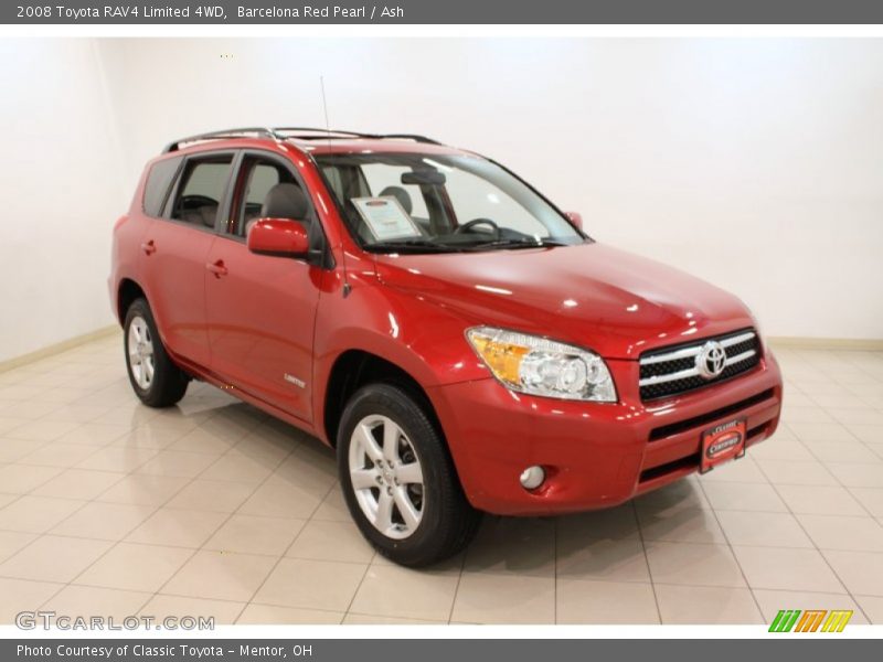 Barcelona Red Pearl / Ash 2008 Toyota RAV4 Limited 4WD