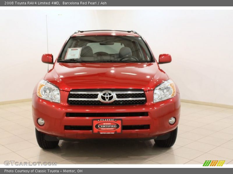 Barcelona Red Pearl / Ash 2008 Toyota RAV4 Limited 4WD
