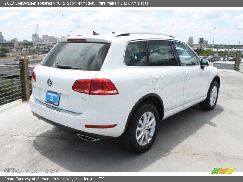 Pure White / Black Anthracite 2013 Volkswagen Touareg VR6 FSI Sport 4XMotion