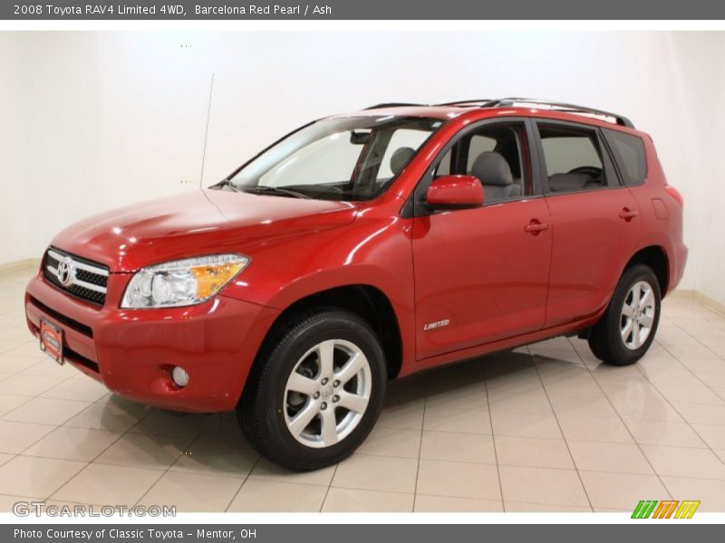 Barcelona Red Pearl / Ash 2008 Toyota RAV4 Limited 4WD