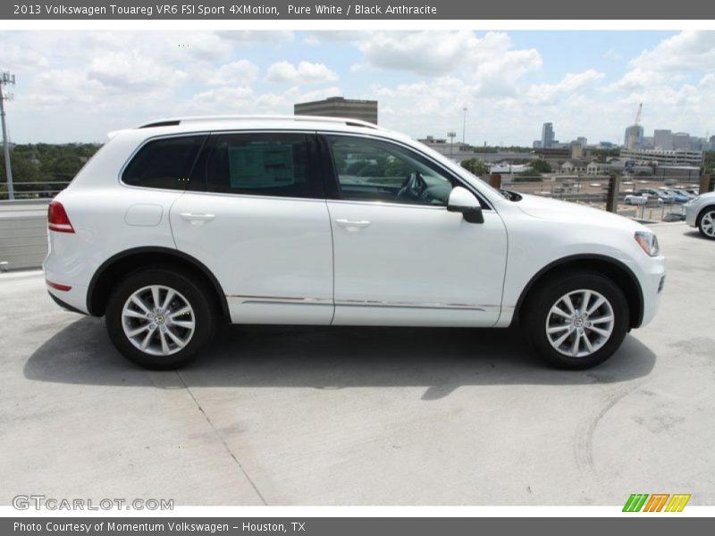 Pure White / Black Anthracite 2013 Volkswagen Touareg VR6 FSI Sport 4XMotion