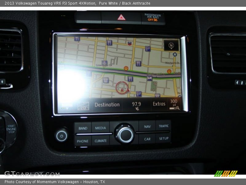 Pure White / Black Anthracite 2013 Volkswagen Touareg VR6 FSI Sport 4XMotion