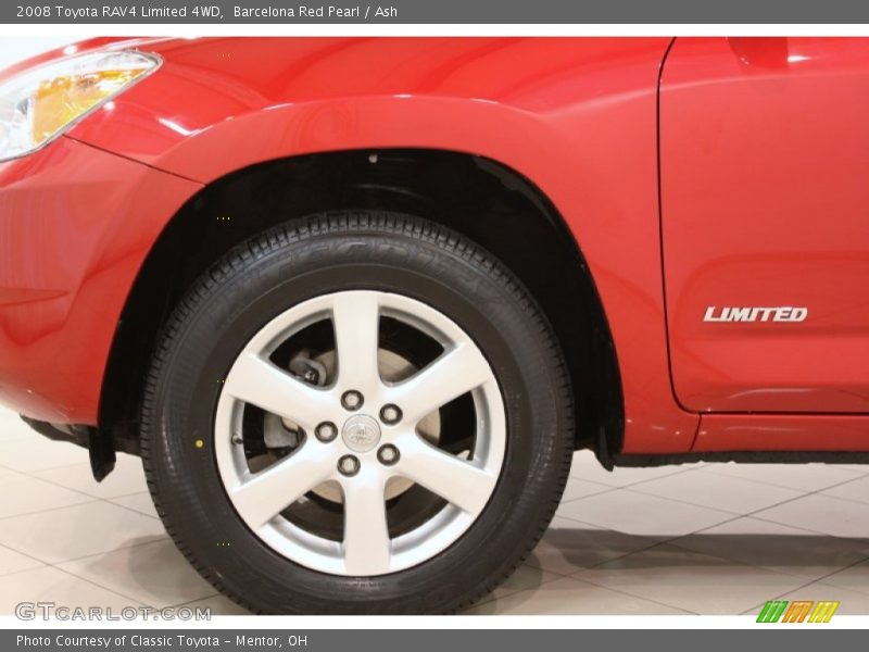 Barcelona Red Pearl / Ash 2008 Toyota RAV4 Limited 4WD