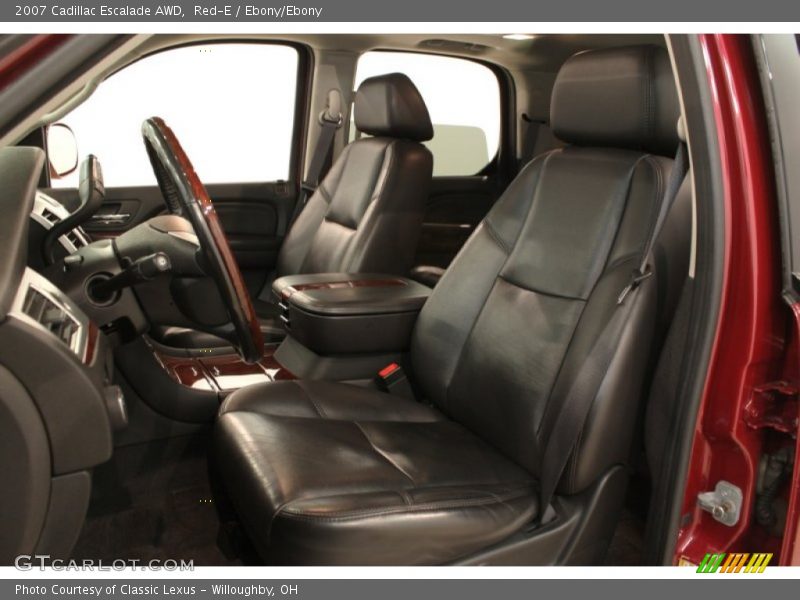 Front Seat of 2007 Escalade AWD