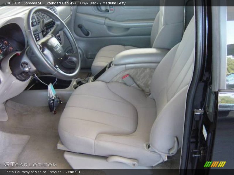 Onyx Black / Medium Gray 2003 GMC Sonoma SLS Extended Cab 4x4