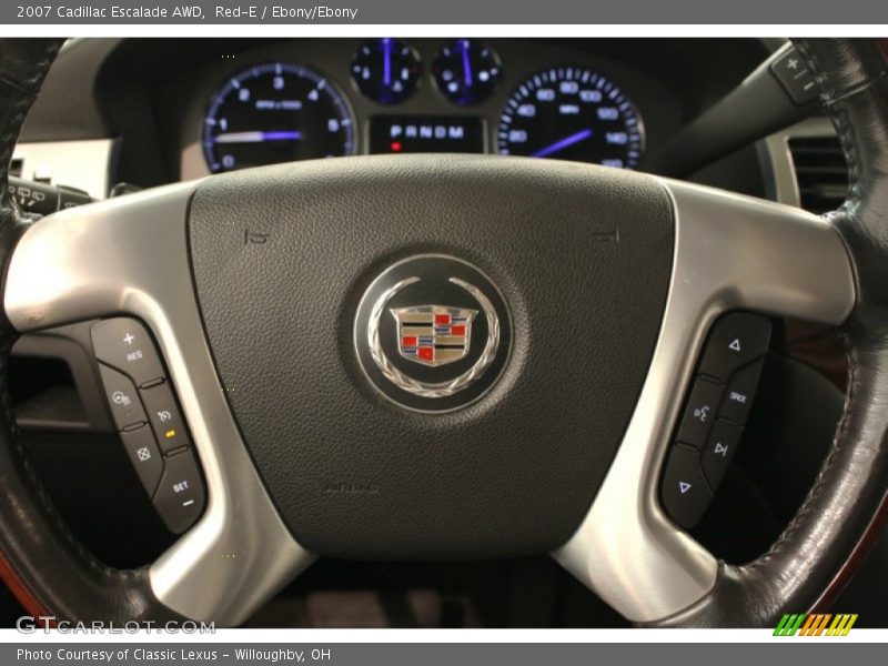 Red-E / Ebony/Ebony 2007 Cadillac Escalade AWD