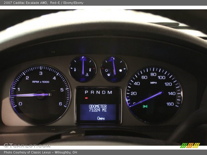  2007 Escalade AWD AWD Gauges