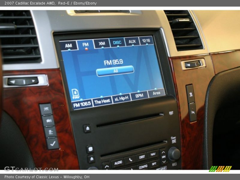 Red-E / Ebony/Ebony 2007 Cadillac Escalade AWD