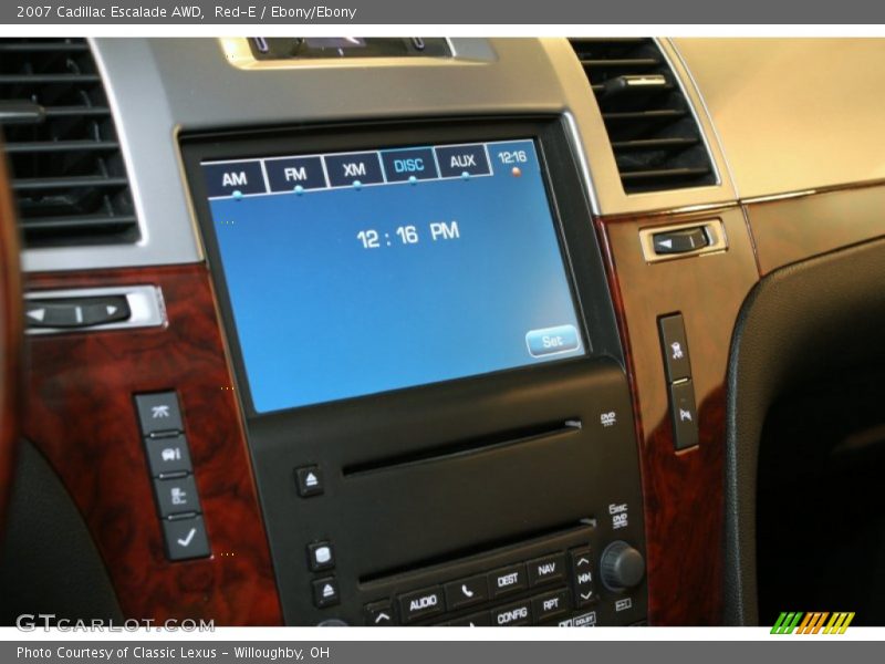 Red-E / Ebony/Ebony 2007 Cadillac Escalade AWD