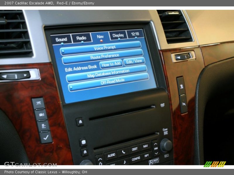 Red-E / Ebony/Ebony 2007 Cadillac Escalade AWD