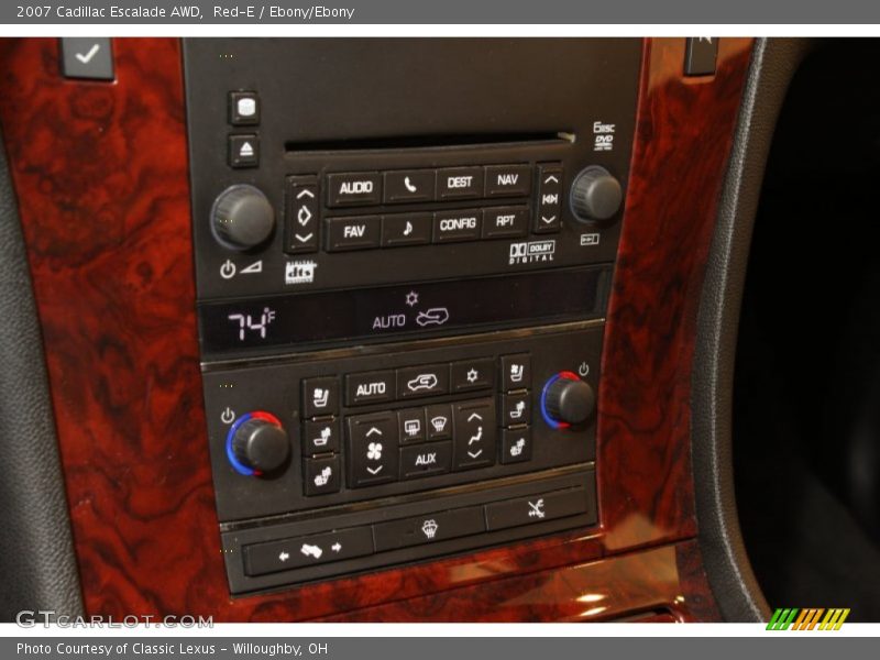 Red-E / Ebony/Ebony 2007 Cadillac Escalade AWD