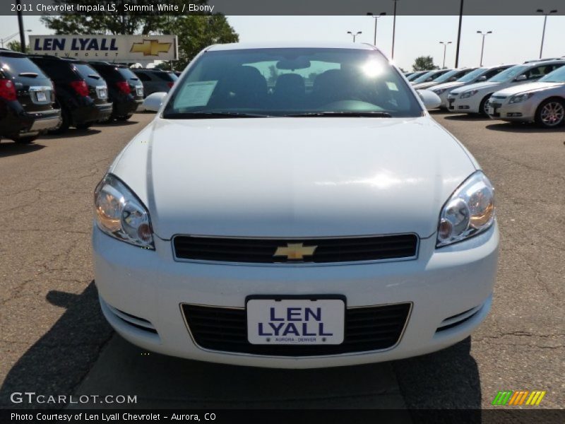 Summit White / Ebony 2011 Chevrolet Impala LS