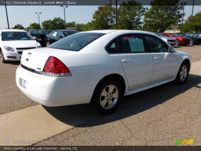 Summit White / Ebony 2011 Chevrolet Impala LS