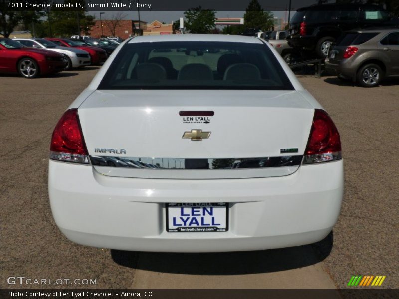 Summit White / Ebony 2011 Chevrolet Impala LS