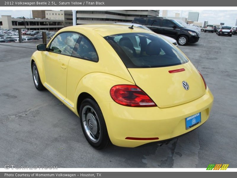 Saturn Yellow / Titan Black 2012 Volkswagen Beetle 2.5L