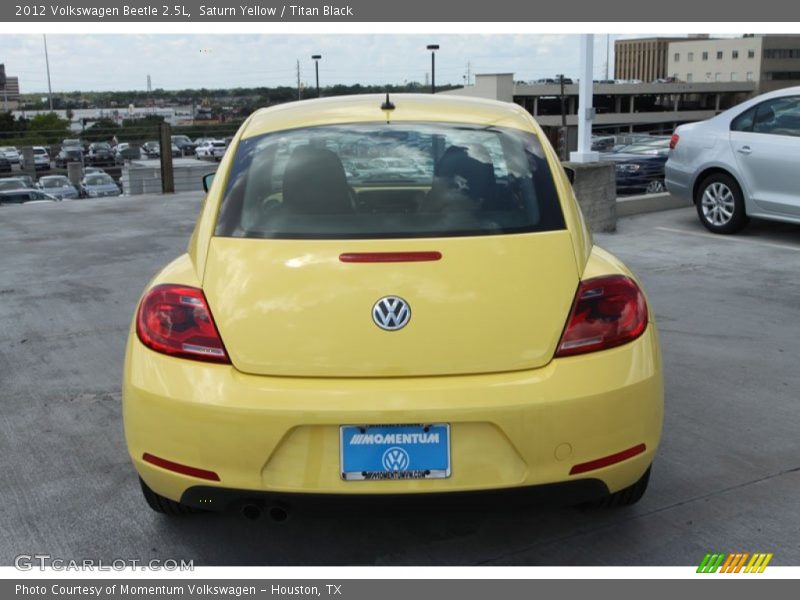 Saturn Yellow / Titan Black 2012 Volkswagen Beetle 2.5L