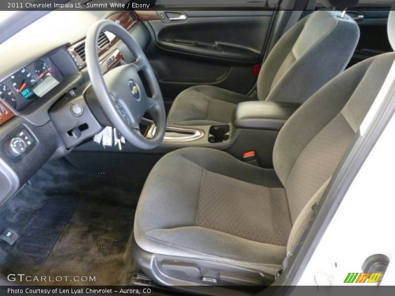 Summit White / Ebony 2011 Chevrolet Impala LS