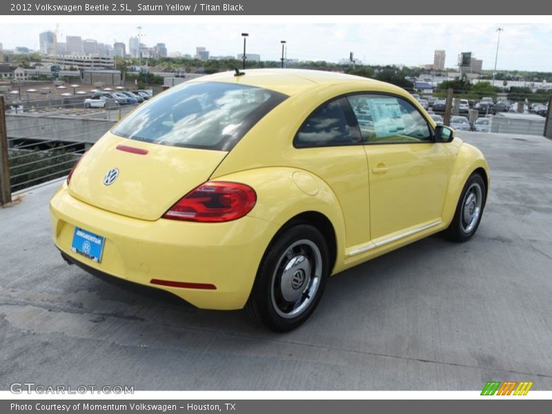 Saturn Yellow / Titan Black 2012 Volkswagen Beetle 2.5L