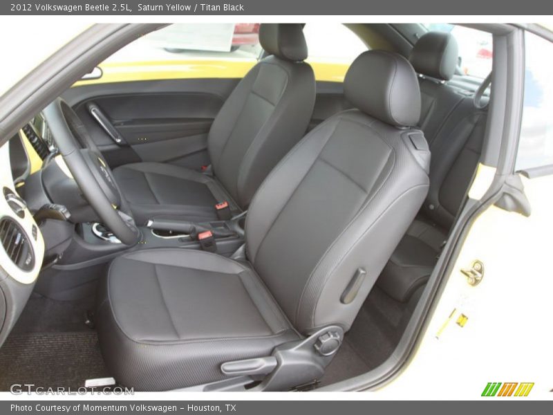 Saturn Yellow / Titan Black 2012 Volkswagen Beetle 2.5L