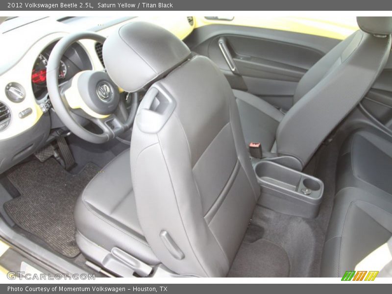 Saturn Yellow / Titan Black 2012 Volkswagen Beetle 2.5L