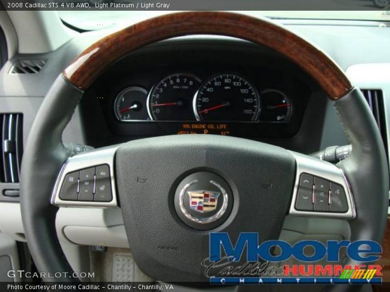Light Platinum / Light Gray 2008 Cadillac STS 4 V8 AWD