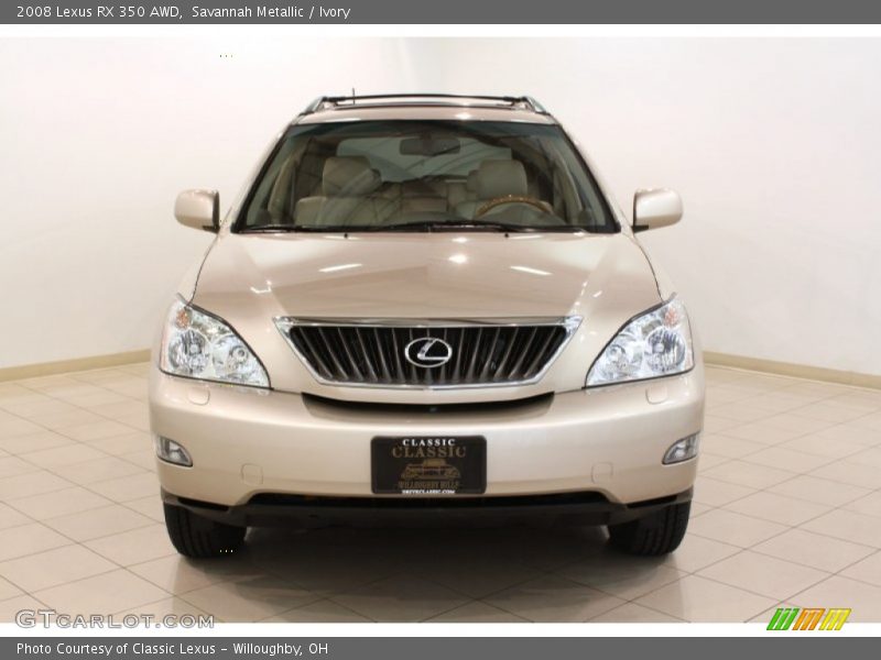Savannah Metallic / Ivory 2008 Lexus RX 350 AWD